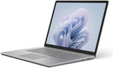 Microsoft Surface Laptop 6, featuring a 15" PixelSense Touch Display, Intel Core Ultra 7 165H Processor, 16GB RAM, 256GB SSD, Intel Arc Graphics, English Keyboard, Windows 11 Pro, Platinum.